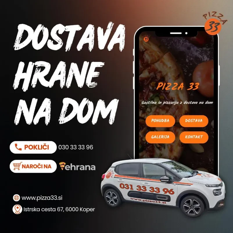 Naročilo pice z dostavo