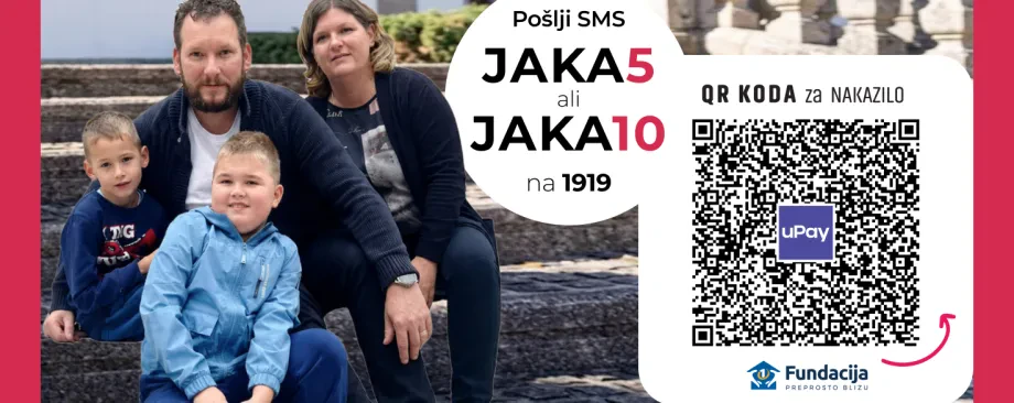 Vrnimo Jaki nasmeh. Vrnimo mu življenje.