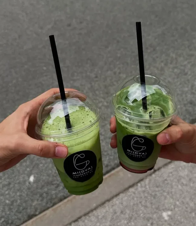 Ice matcha drink Bled