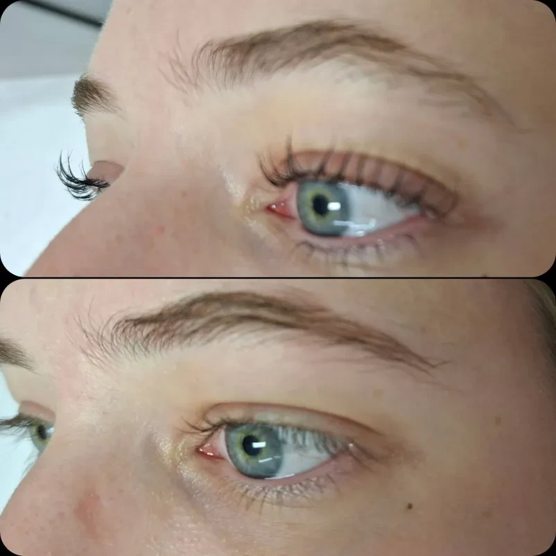 Keratinsko vihanje in laminiranje trepalnic Osrednja Slovenija