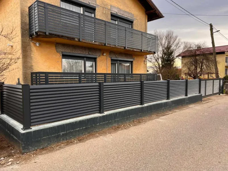Aluminijaste ograje iz lastne proizvodnje