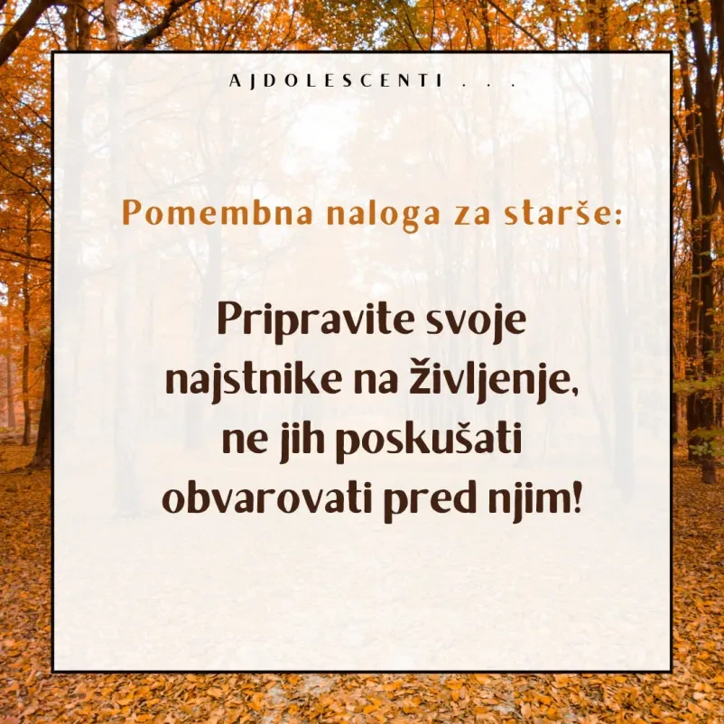 Komunikacija z mladostnikom Slovenija