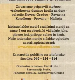 Catering koroska stajerska