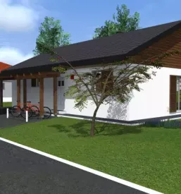 Gunstiger holzskelett hausbau in slowenien