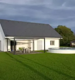 Gunstiger holzskelett hausbau in slowenien
