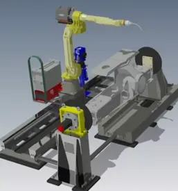 Robot za varjenje kovin