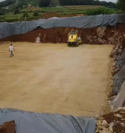 Gradnja enostavnega objekta na Dolenjskem