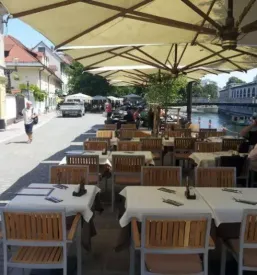 Buon ristorante nel centro di Lubiana