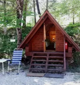 Camp ob reki koritnici soca