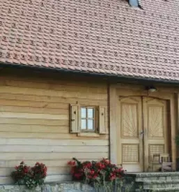 Lesene hiše Dolenjska