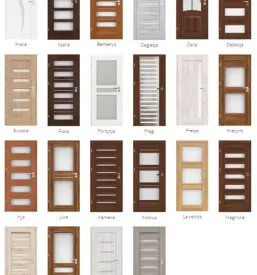 Notranja lesena vrata koper