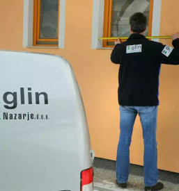 Glin stavbno pohistvo okna vrata in sencila nazarje