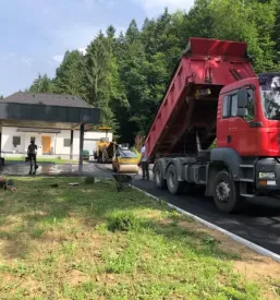 Kvalitetno polaganje asfalta Slovenija