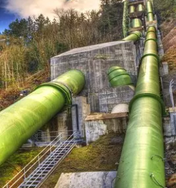 Mechanical engineering of hydroelectric power plants around the world