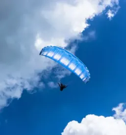 Polet z jadralnim padalom slovenija
