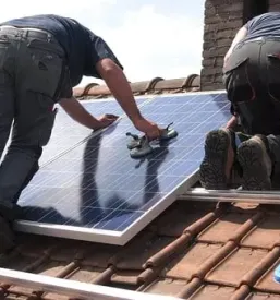 Montaža solarnih panelov