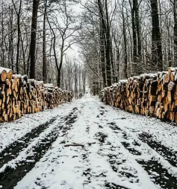 Secnja spravilo in prevozi lesa hlodovine osrednja slovenija