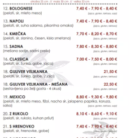 Dobra restavracija in picerija osrednja slovenija