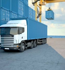 Reliable international container transport europe