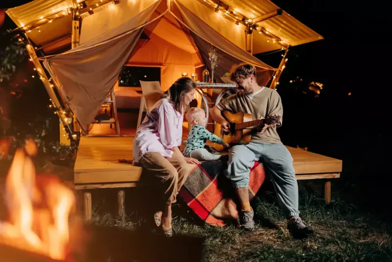 Privoščite si glamping za družine Muta, okolica