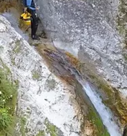 Rafting in canyonig bovec