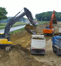 Gradnja cest in izkopi gorenjska