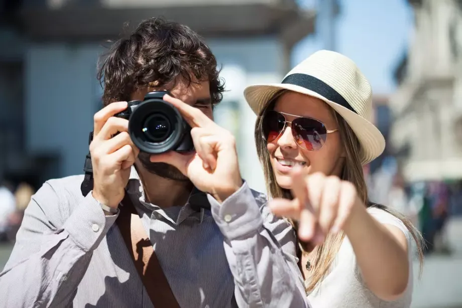 Turista, ki fotografirata