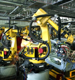 Assembly of robotics and tools for the automotive industry