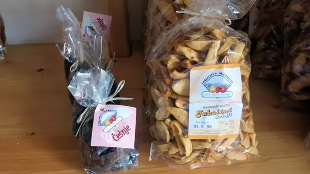 Suho sadje in jabolčni čips Gorenjska