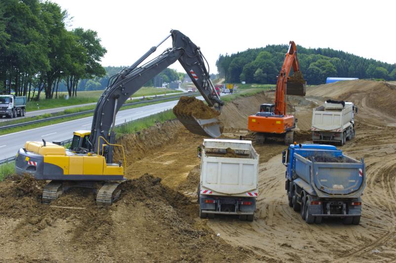 Delo z bagrom Pomurje