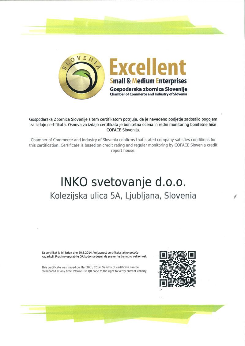 Certifikat za energetsko projektiranje, Ljubljana, Osrednja Slovenija