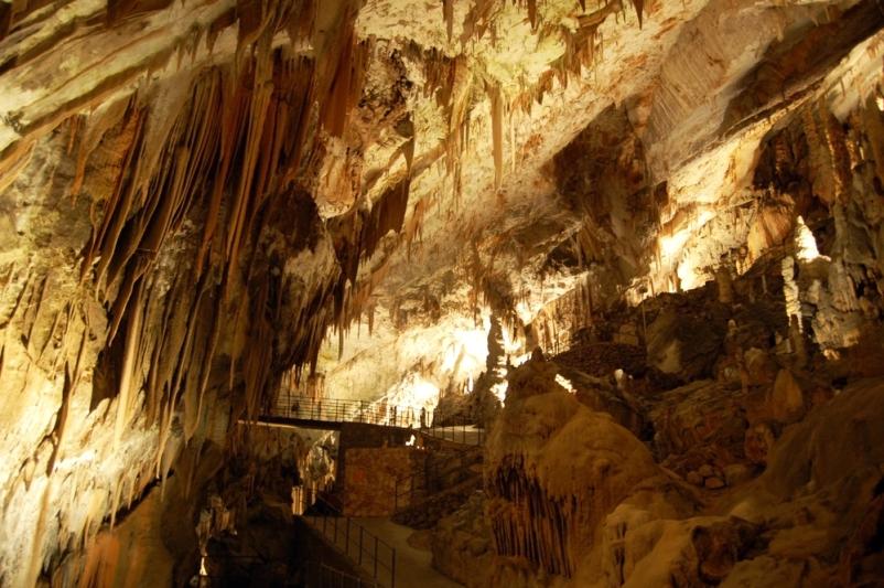 Planina cave boat tour