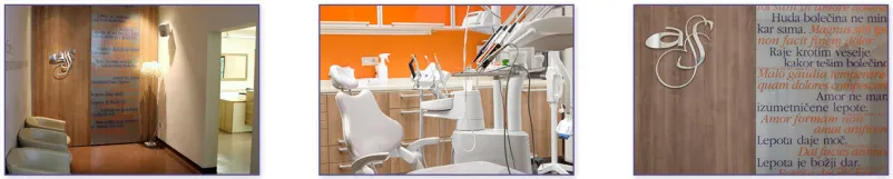 Notranjost ordinacije Dentalni studio AS