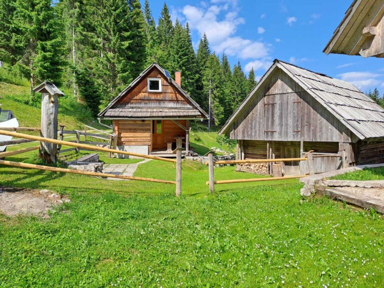 House on the Jelje mountain, Pokljuka, Slovenia