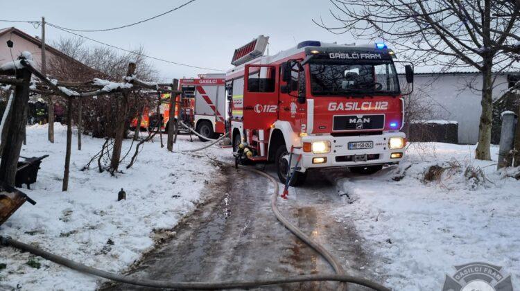 Pomoč gasilcev Fram, Maribor, okolica