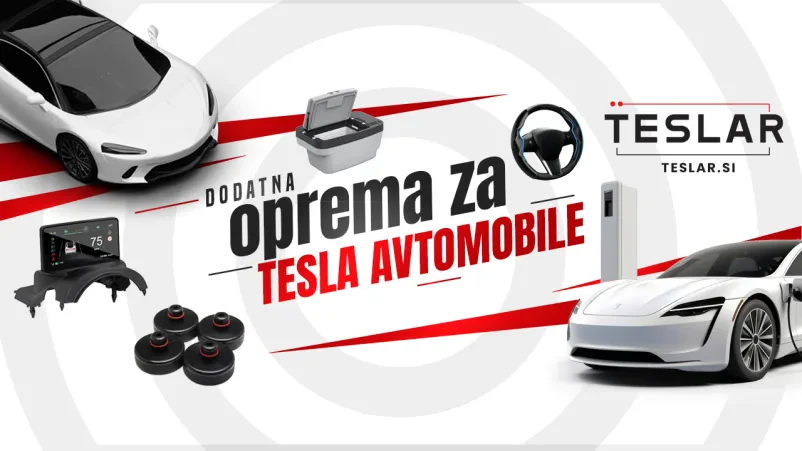 Prodaja dodatne opreme za Tesla avtomobile