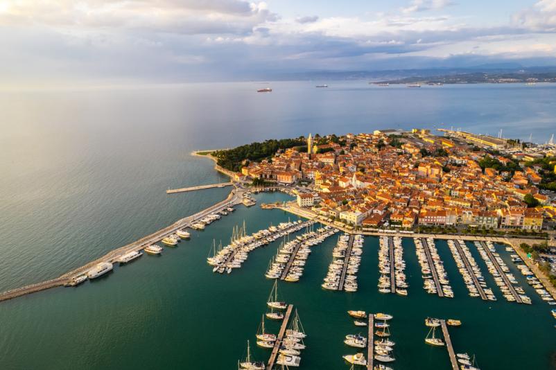 Panoramic boat trip along the Slovenian coast