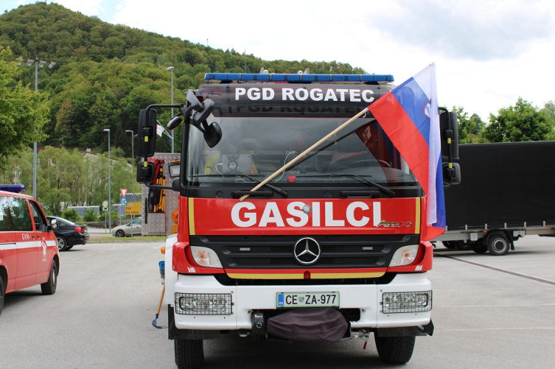 Pomoč gasilcev Rogatec