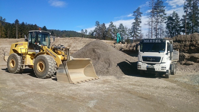 Prodaja gramoznih in kamnoloških materialov Koroška