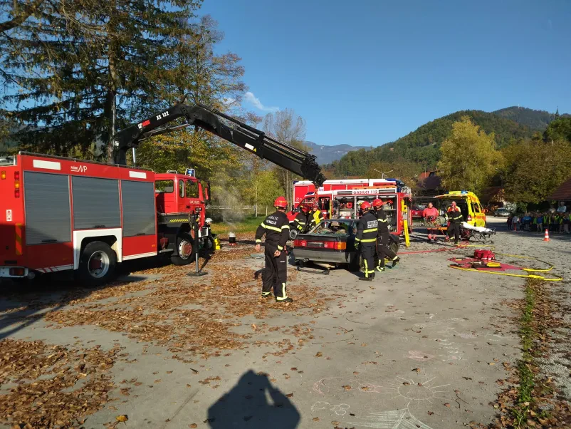Pomoč gasilcev Ljubno ob Savinji, okolica