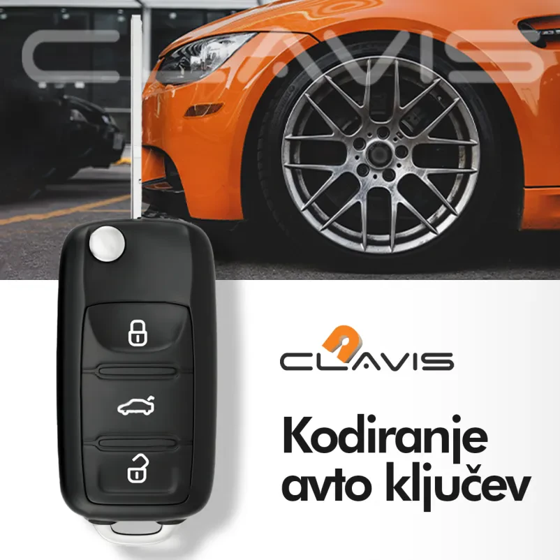 Kodiranje avto ključev Ljubljana