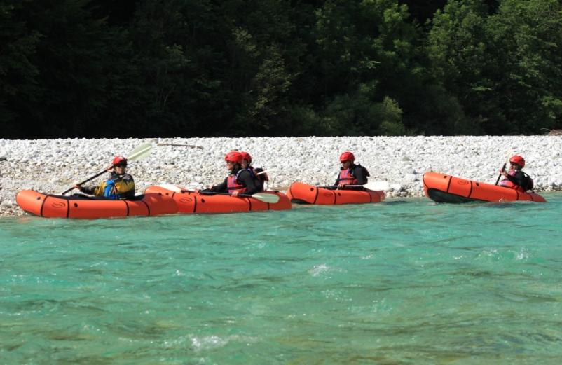 Packrafting na Soči