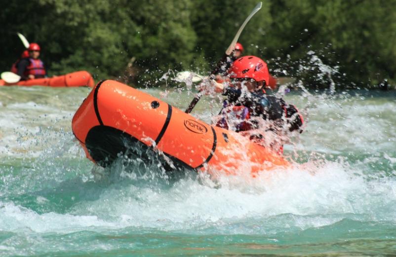 Packrafting po reki Soči