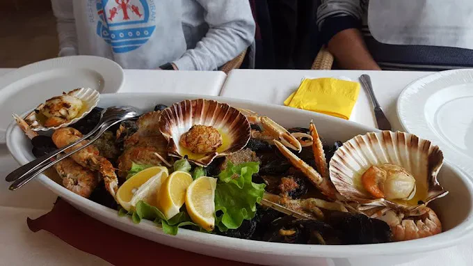 Buon ristorante di pesce Pirano
