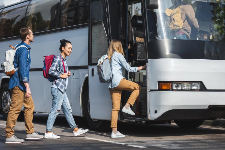 Vkrcavanje na avtobus