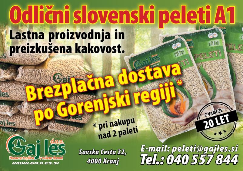 Nakup peletov Gorenjska