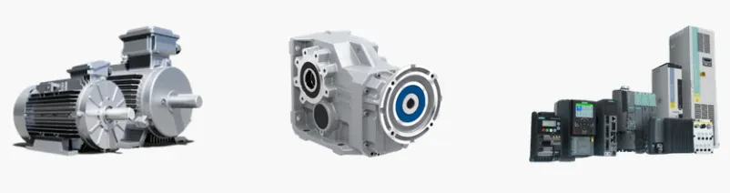 Electromotors, reductors