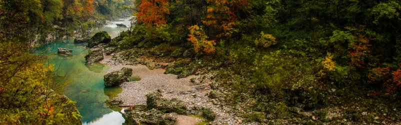 Angeln an der Soča