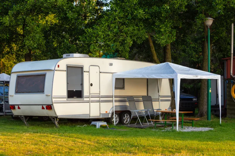 Camping site near Ljubljana