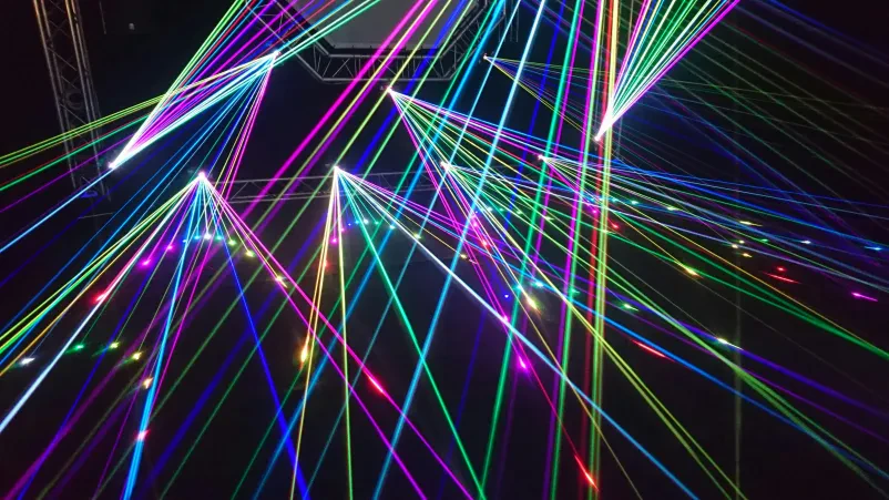 Laser show, posebni efekti in pena party Maribor, Štajerska, Slovenija